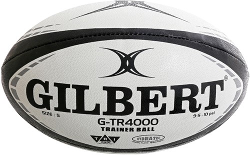 Gilbert Rugbybal Training G-TR4000 Zwart - Maat 4