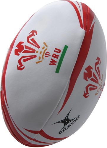 Gilbert Rugbybal Spons Wales - 15 cm