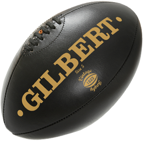 Gilbert Rugbybal lederen vint donkere tan Mini