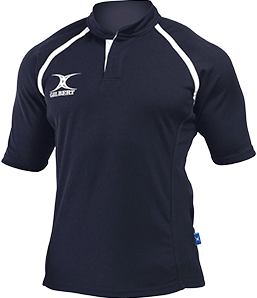 Gilbert Rugbyshirt Xact II Donker Blauw - M