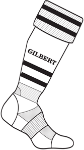 Gilbert Sock Training Ii Wit Jun 3-6
