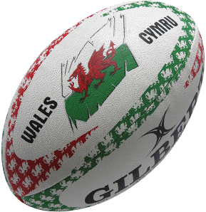 Gilbert Rugbybal Anthem Wales Lomf - Mini