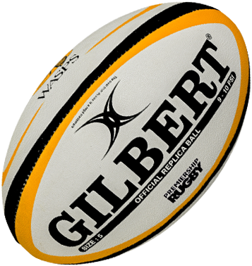 Gilbert Rugbybal Replica wespen maat 5