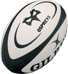 Gilbert Rugbybal Replica Ospreys - Mini