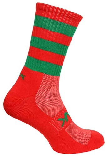 Atak Shox Midleg Sports Socks Red/Green Unisex 9-12