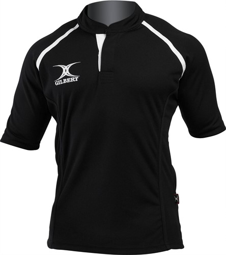 Gilbert Rugbyshirt Xact II Zwart - 2XL